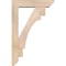Ekena Millwork Merced Slat Smooth Bracket w/ Offset Brace, Douglas Fir, 5 1/2"W x 22"D x 34"H BKT0604X22X34MRC06SDF - alternate 2